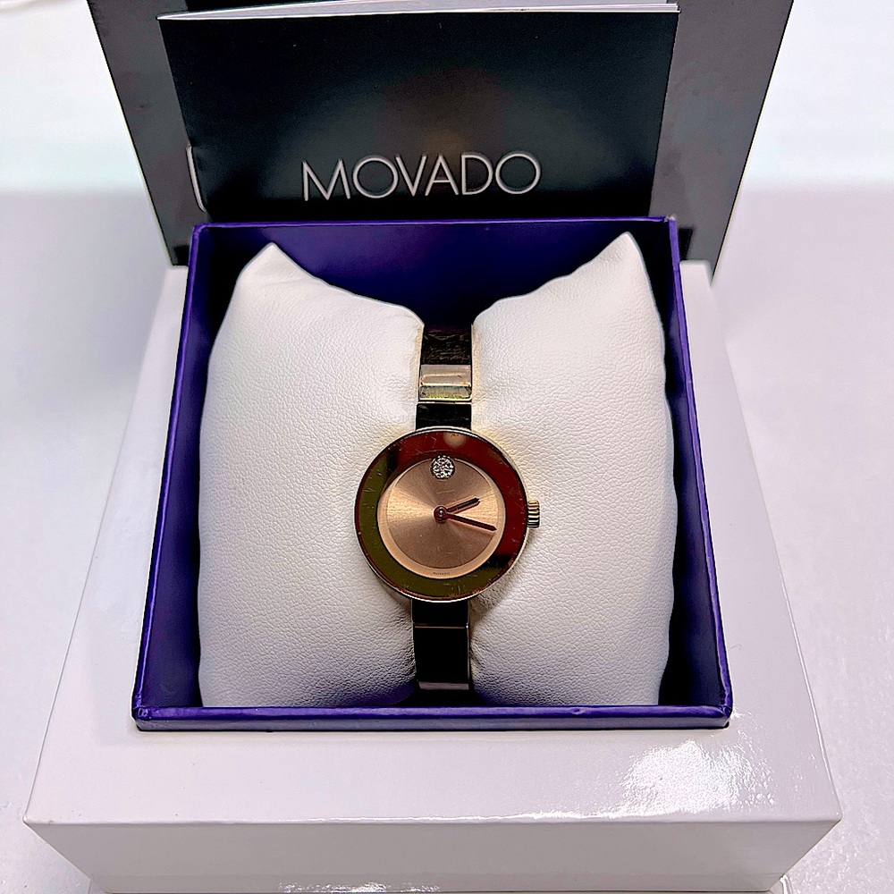 Movado Bold bracelet bangle watch
